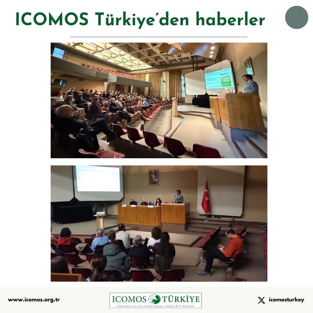 ICOMOS Türkiye Milli Komitesi 2024 Yılı Olağan Genel Kurul toplantısı 7 Aralık Cumartesi günü İstanbul'da İTÜ Taşkışla’da gerçekleştirildi. Toplantının ardından "60. Yılında Venedik Tüzüğü’nü Yeniden Düşünmek: Eleştirel Yaklaşımlar ve Güncel Zorluklar" konulu panel düzenlendi.