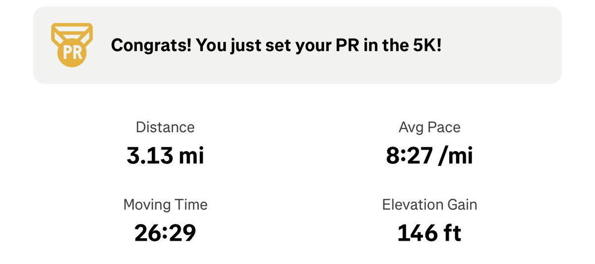 Hot Chocolate run this morning and I hit a 5k PR

Woo!!!!