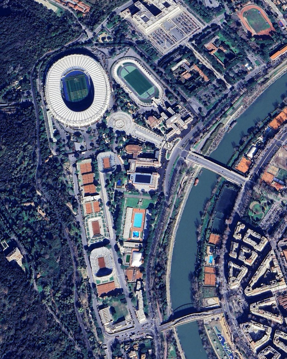 Il Foro Italico dall’alto. 🫶