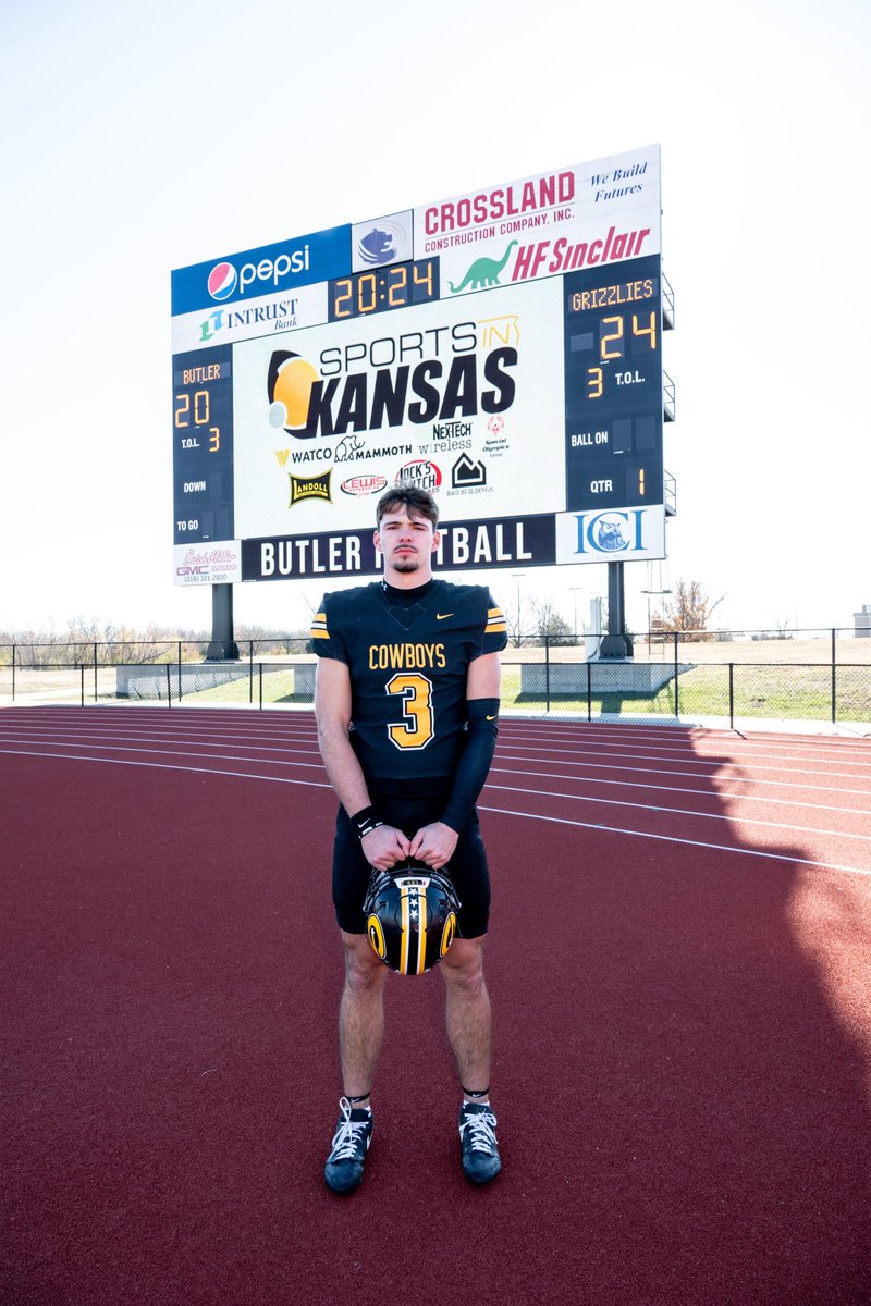 2024 Sports in Kansas 3A Offensive Player of the Year

Linkon Cure of Goodland, TE/WR Sr.

Cure (6’6” 225) had a monster senior year in which he had over 1,049 yards receiving and 23 touchdowns in just nine games. In his last game of his high school career against Hesston he had