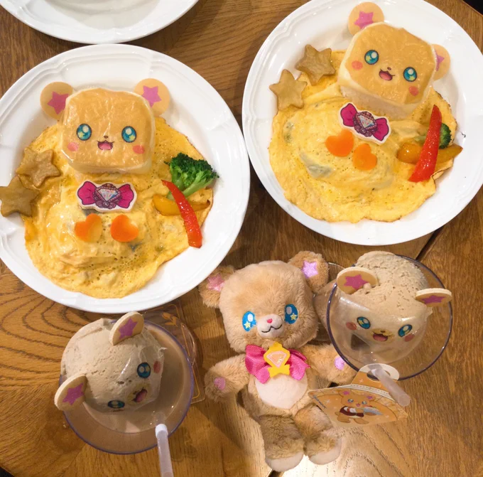 昨日は一緒にスイパラ行きましょ!と友人に誘って頂けたので2回目の来訪でしたこの間食べてなかったそら色スープを頼んだのですが味はクリームシチューっぽい感じで鳥肉が入っててパンをつけたりしながら食べれて美味しかったですそして今回はまんまるいモフロートを堪能できました 
