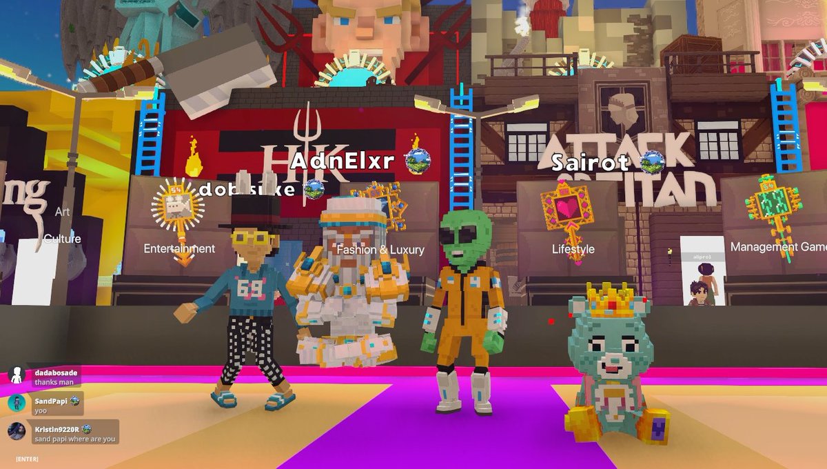 Deli2be's tweet photo. 🤝🏙️ Just met a LAND owner in @TheSandboxGame and couldn't resist a selfie! Virtual real estate goals, anyone? https://t.co/qlpFMwt5wz #TheSandbox #AlphaSeason4 #AS4SocialChallenge https://t.co/sgxpfuHHEk