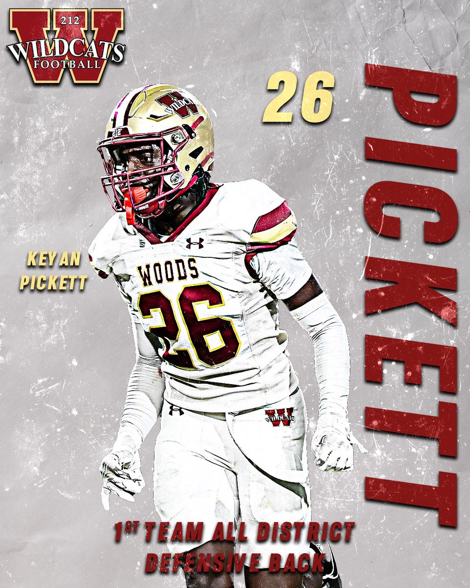 CyWoodsFB212's tweet photo. Congratulations to our Cats who made 1st Team All District this season! #212 https://t.co/ZFWrjeOEmD