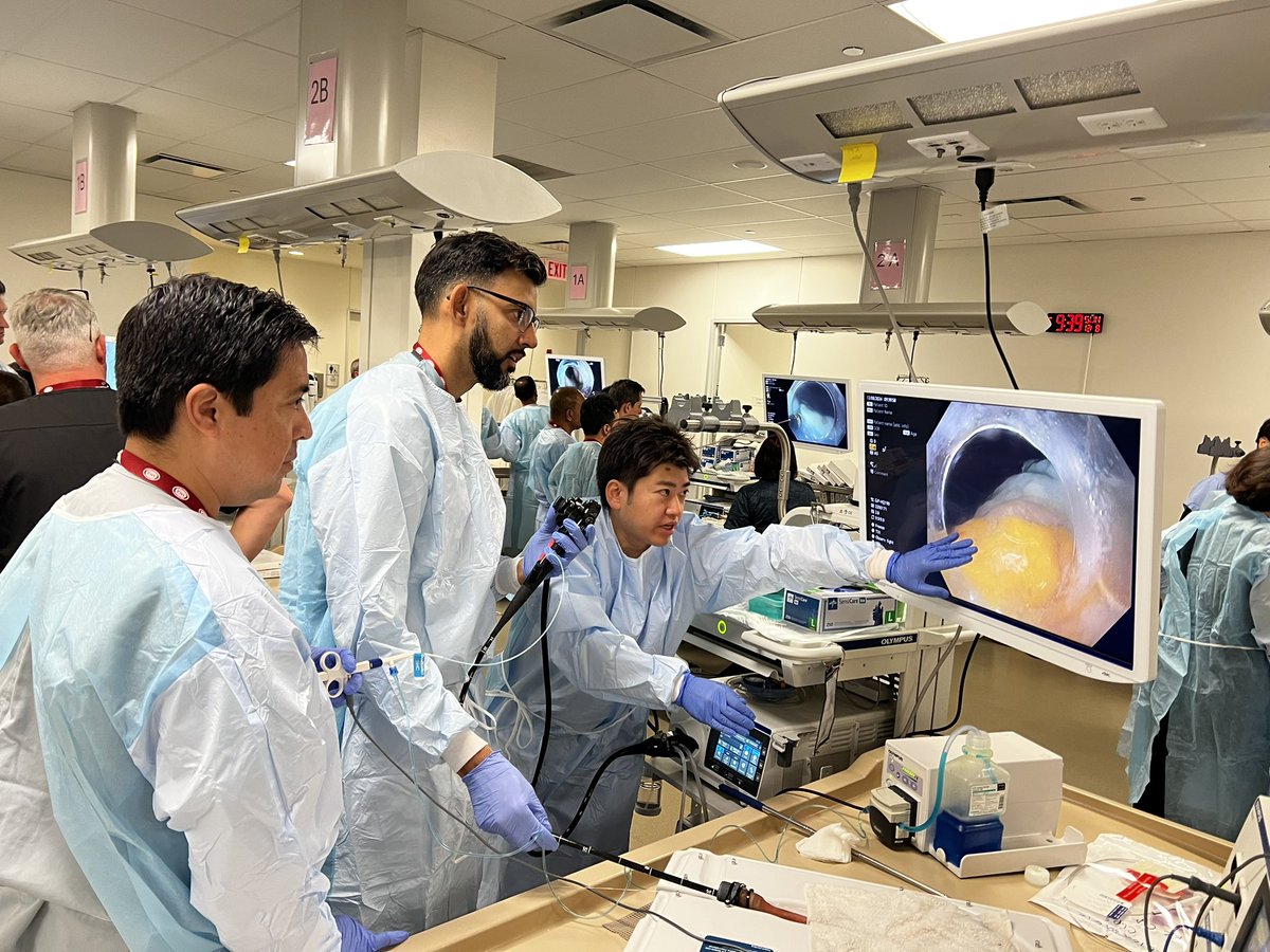 edellert's tweet photo. They are in their training element!!  A heartfelt thank you to our esteemed JGES faculty for their exceptional contributions to this weekend’s ASGE ESD course! https://t.co/sy4JrDtn8H