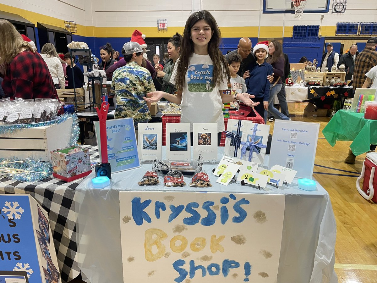 kryssisbookshop's tweet photo. Had a great time preparing my books and making dog treats for the TREP$ marketplace that was at my school this weekend!
#AMWriting #BookMarketing #ChildrensBooks
#ChildrensLit #KidsBooks #KidAuthor #ChildrensDogBooks #KidsDogBooks #ShortReads #Books #Author #Writers #Writing https://t.co/H4xS79NTG4