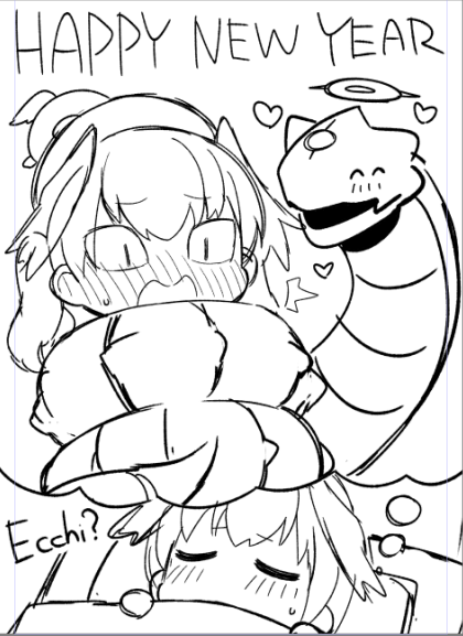 来年の初夢コハル 