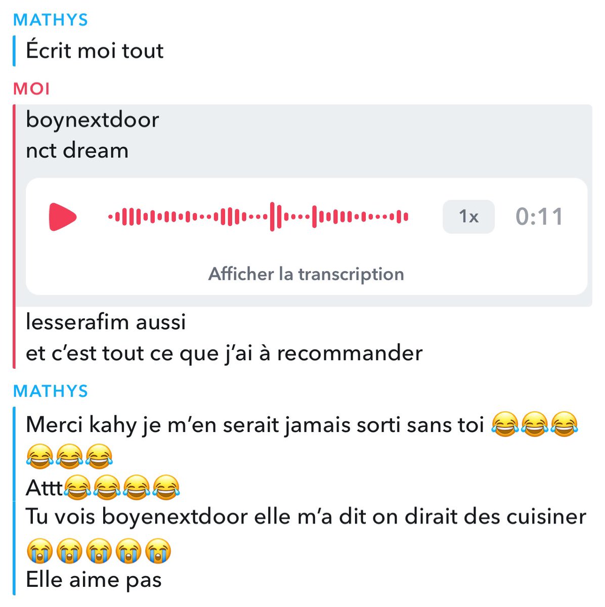 PINKMINLOVER's tweet image. #preuve elle aime pas les cuisiniers