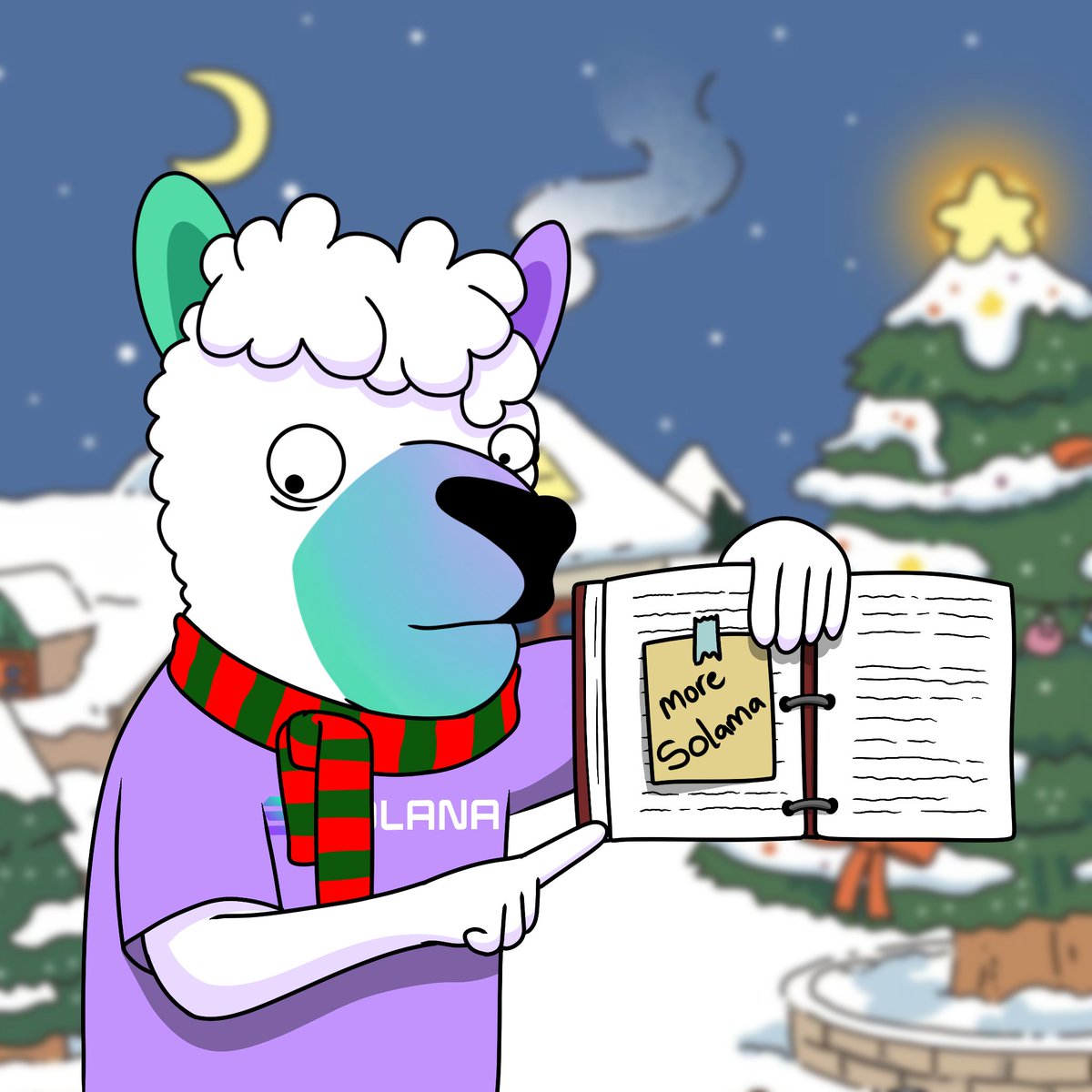SolamaSPL's tweet photo. All we want for Christmas is more $SOLAMA 🦙

$SOL https://t.co/YYeEbFS8F8