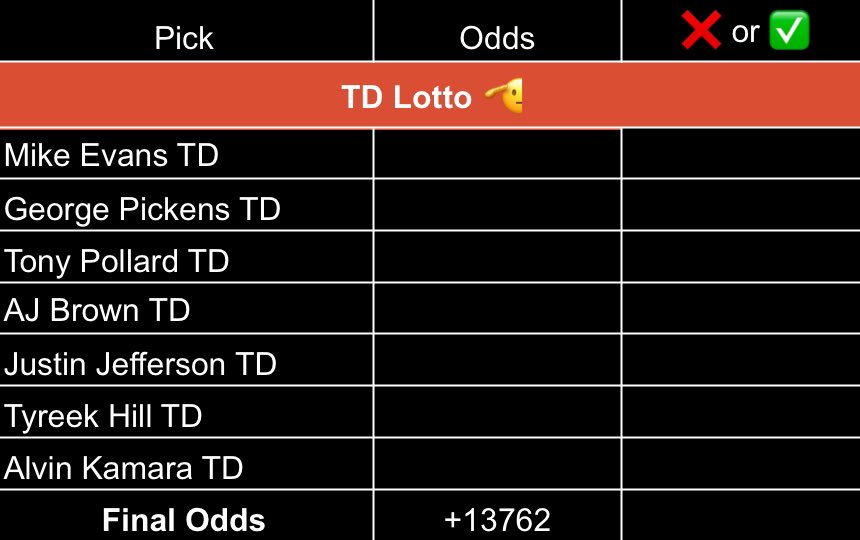 ParlayPatLT's tweet image. CleanPlateClub, handful of lottos, attack the day. You Know What To Do. 🫡