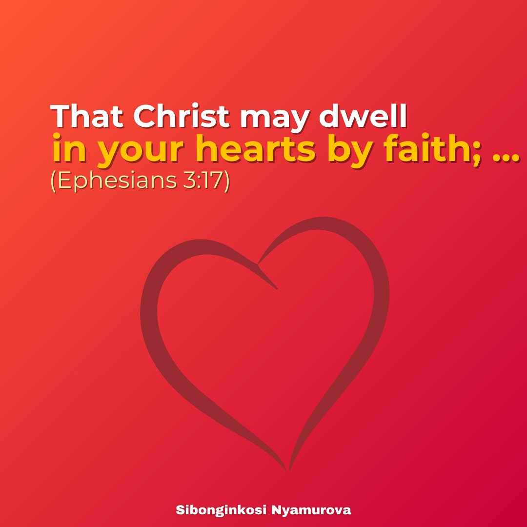 ChristGloryFam1's tweet photo. That Christ may dwell in your hearts by faith; … (Ephesians 3:17)

#FaithFilledHearts #ChristInYou #RootedInGrace https://t.co/2m8Z3LevUU
