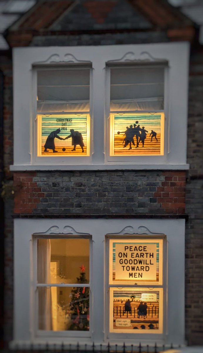 Just one of the advent windows popping up in East Reading this December!