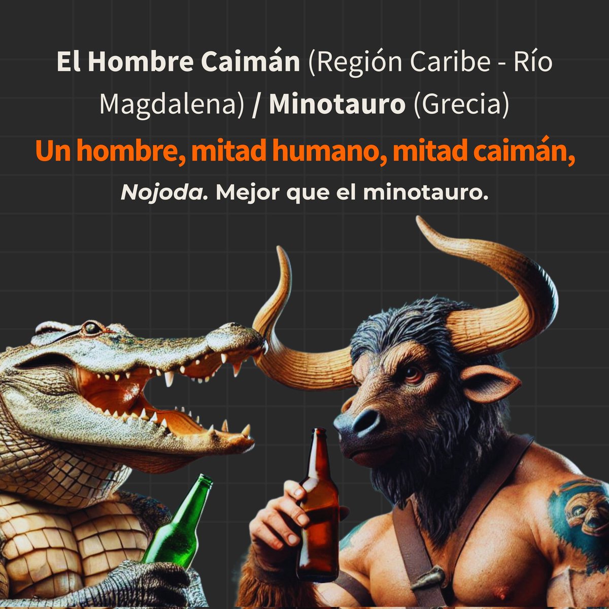 decilonews's tweet photo. Dice el mitólogo Joseph Campbell que los mitos son sueños colectivos y seguramente por eso se parecen tanto, a pesar de las diferencias culturales.

En Medellín, hace 50 años se celebra el Desfile de Mitos y Leyendas, pero sus personajes son mucho más antiguos. https://t.co/pE0kSSAVft