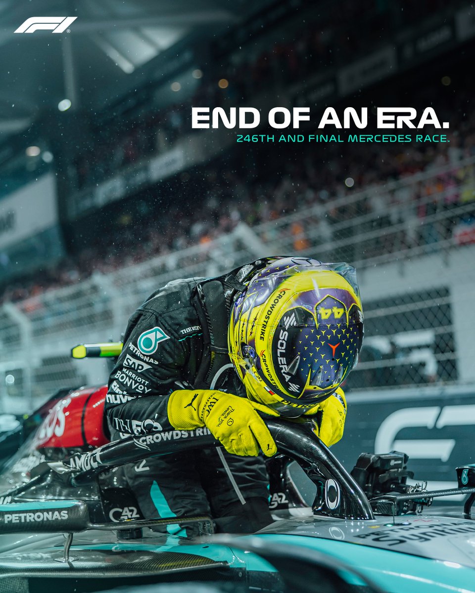 End of an era. 

#F1 #AbuDhabiGP