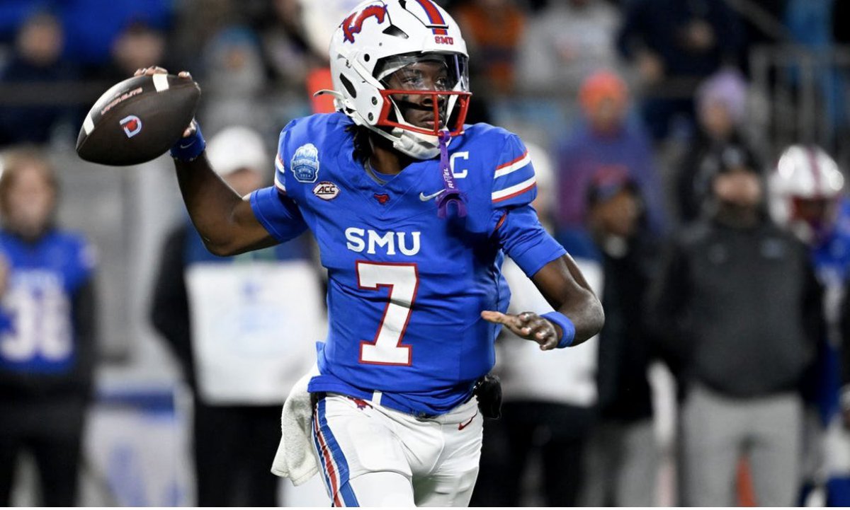 DallasTexasTV's tweet image. SMU will play Penn State at Beaver Stadium for the first round of the college football playoffs