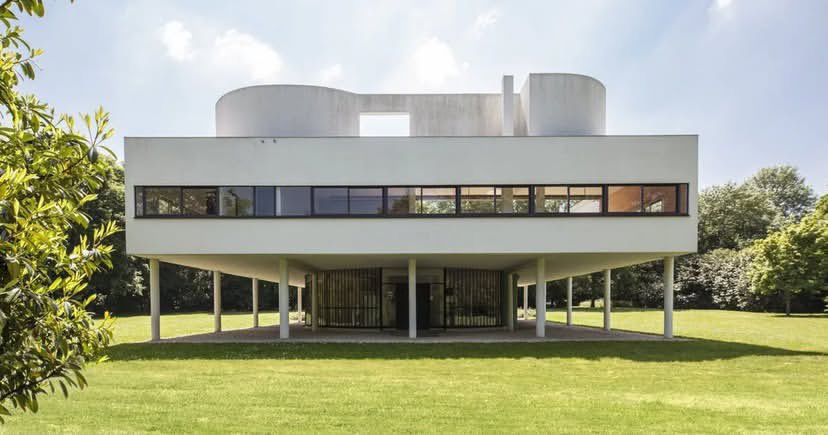 archivo_dise's tweet photo. ville Savoye 
por Le Corbusier

las 5 reglas o principios de la arquitectura moderna que Le Corbusier formuló https://t.co/J95LvyW5PQ