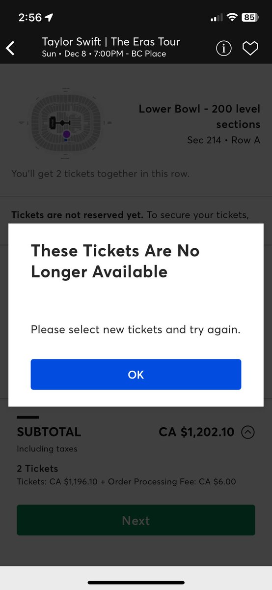 alyshajustine's tweet photo. all too unwell 😭😩 #ErasTourVancouver #ErasTourtickets #erastour https://t.co/88IosisRM6