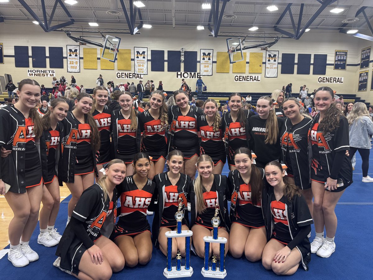 Anderson Cheerleading tweet media