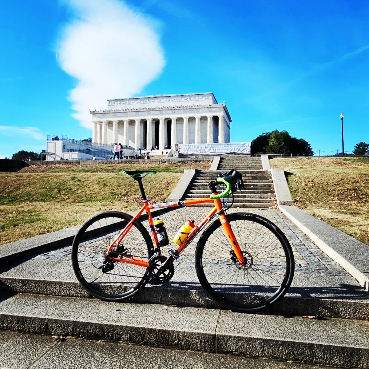 Chris_Roell's tweet photo. I got my steps in today! I rode my Stepping Route on today's Urban Adventure Bicycle Ride. I rode to the Watergate, Lincoln Memorial, Malcolm X Park, Spanish, U.S. Capitol &amp; the Washington National Parks steps. https://t.co/yl1HZ7x0KU