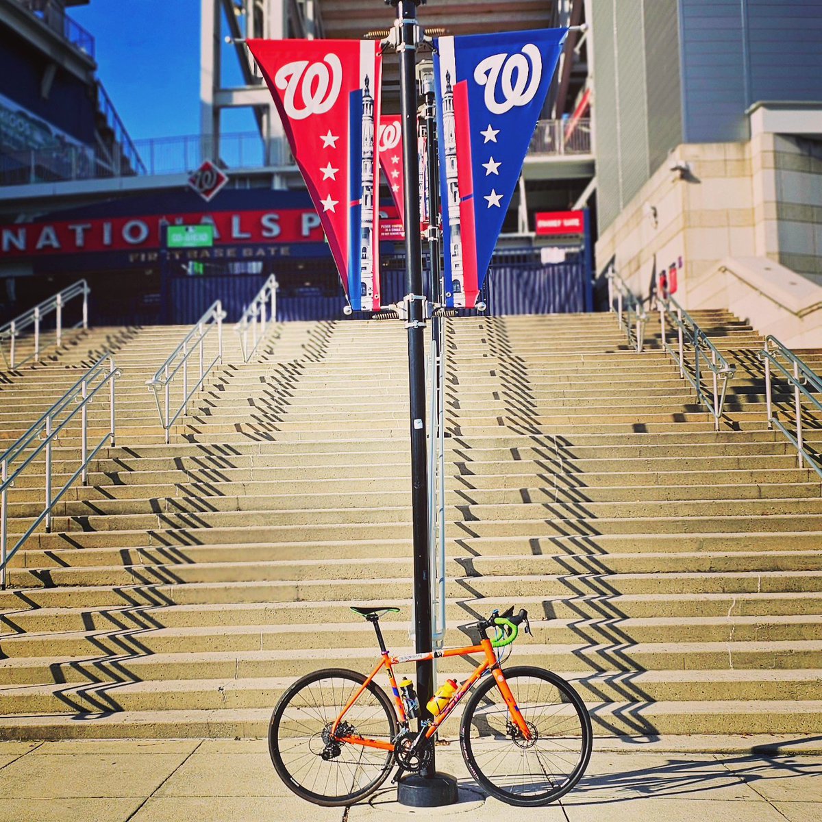 Chris_Roell's tweet photo. I got my steps in today! I rode my Stepping Route on today's Urban Adventure Bicycle Ride. I rode to the Watergate, Lincoln Memorial, Malcolm X Park, Spanish, U.S. Capitol &amp; the Washington National Parks steps. https://t.co/yl1HZ7x0KU