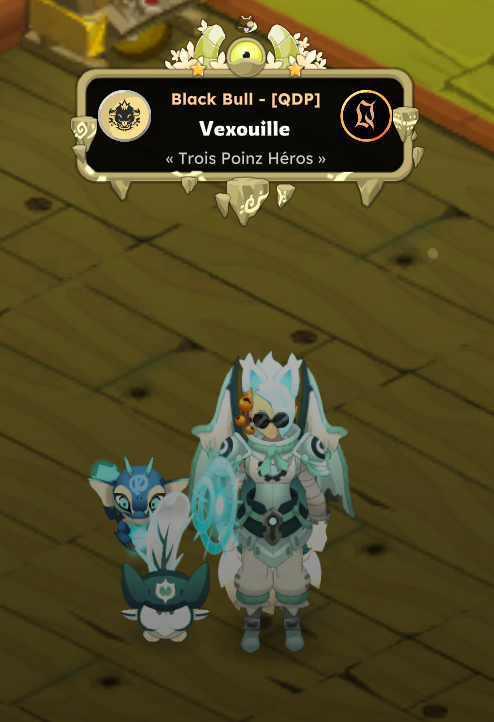 TVexouille's tweet photo. J'ai un problème avec la coiffe écaflip, elle ne me donne pas les lunettes quand je suis de côté que quand je suis de face :( @DOFUSfr https://t.co/bBzh3xE3GW