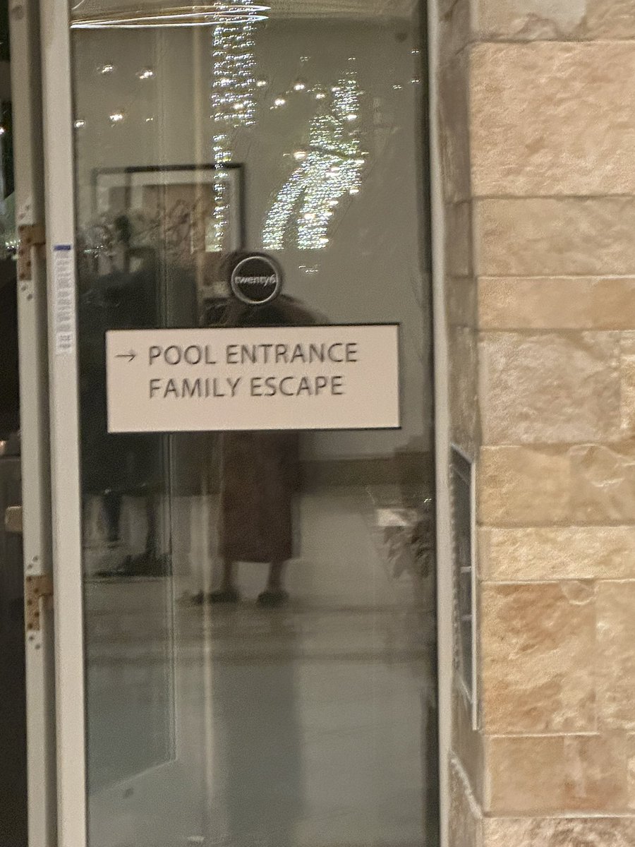Gotta love ambiguous signage at #ACNP2024 <a href="/ACNPorg/">ACNP</a> . Speaking of signs come check out our poster on factor analysis of the transdiagnostic DSM-5 Cross-Cutting measure at Monday’s poster session (results of an <a href="/OsmindHQ/">Osmind</a> x <a href="/APApsychiatric/">American Psychiatric Association</a> PsychPro RWE collab)