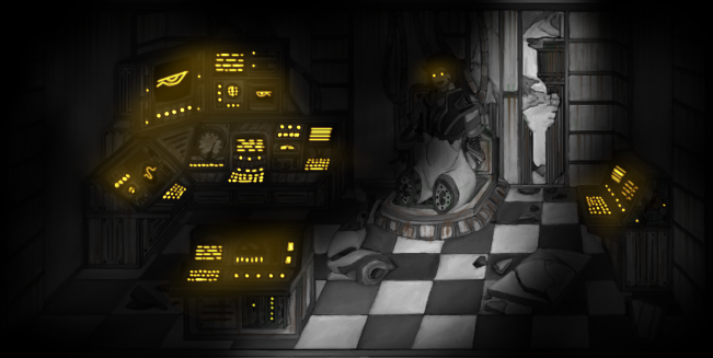 "Caroline", unfinished prototype of a synthetic Prime. Pre-dating Carolyn in the same Ministry, Caroline exists primarily within an old mainframe, her vessel incomplete and immobile. #scifiart #conceptart #digitalart #art