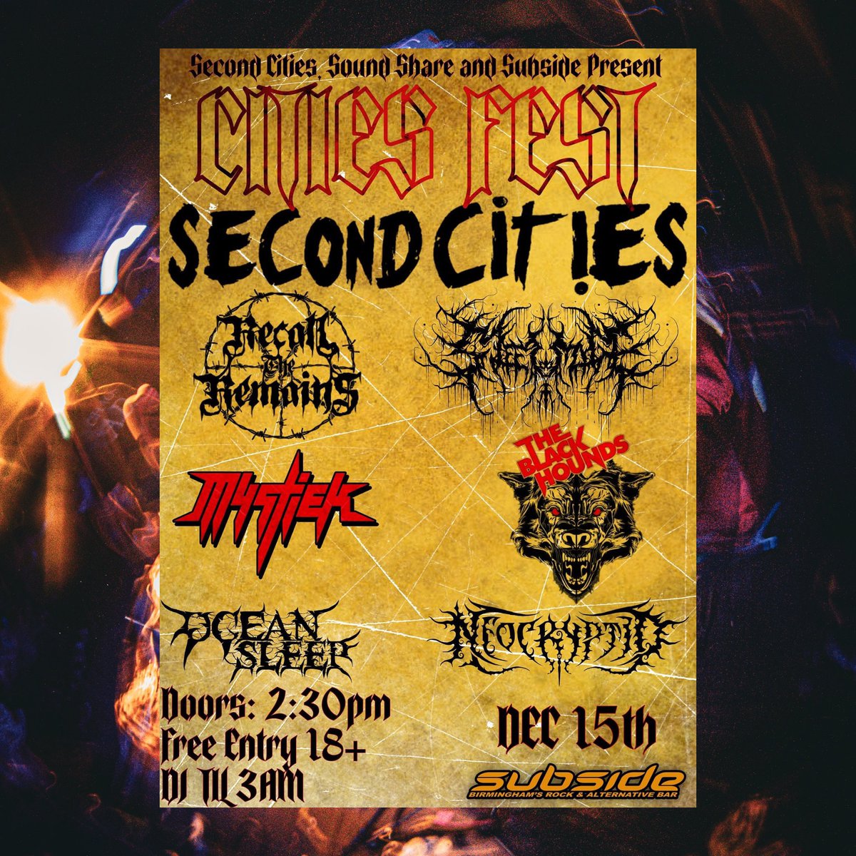 our last show of 2024.

Birmingham, let’s go.