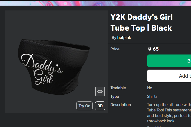 unpopular opinion but this is roblox and this is wildly inappropriate 😀