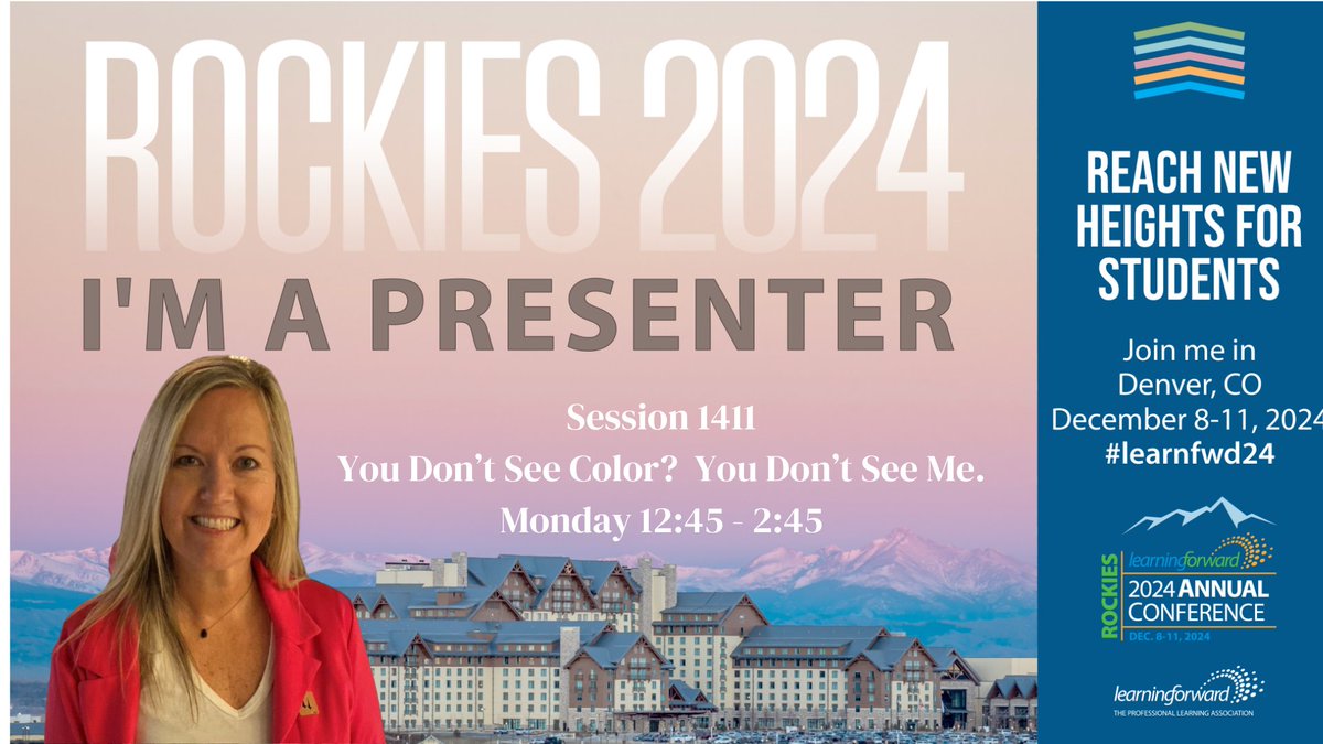 I am looking forward to connecting with the increbible educators attending this year's conference! #learnfwd24