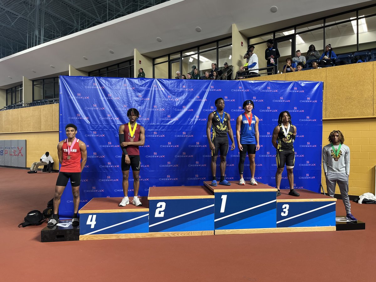 Jontavious Harris finished 6th in the boys 60m dash with a time of 7.06 seconds.