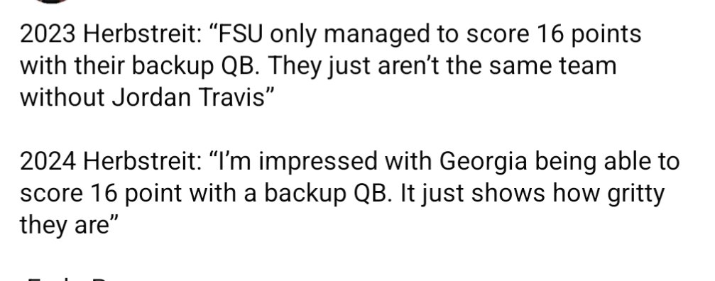 ChefJay1987's tweet photo. @KirkHerbstreit Please explain the difference between last year and this year. https://t.co/SD2OsIGevb