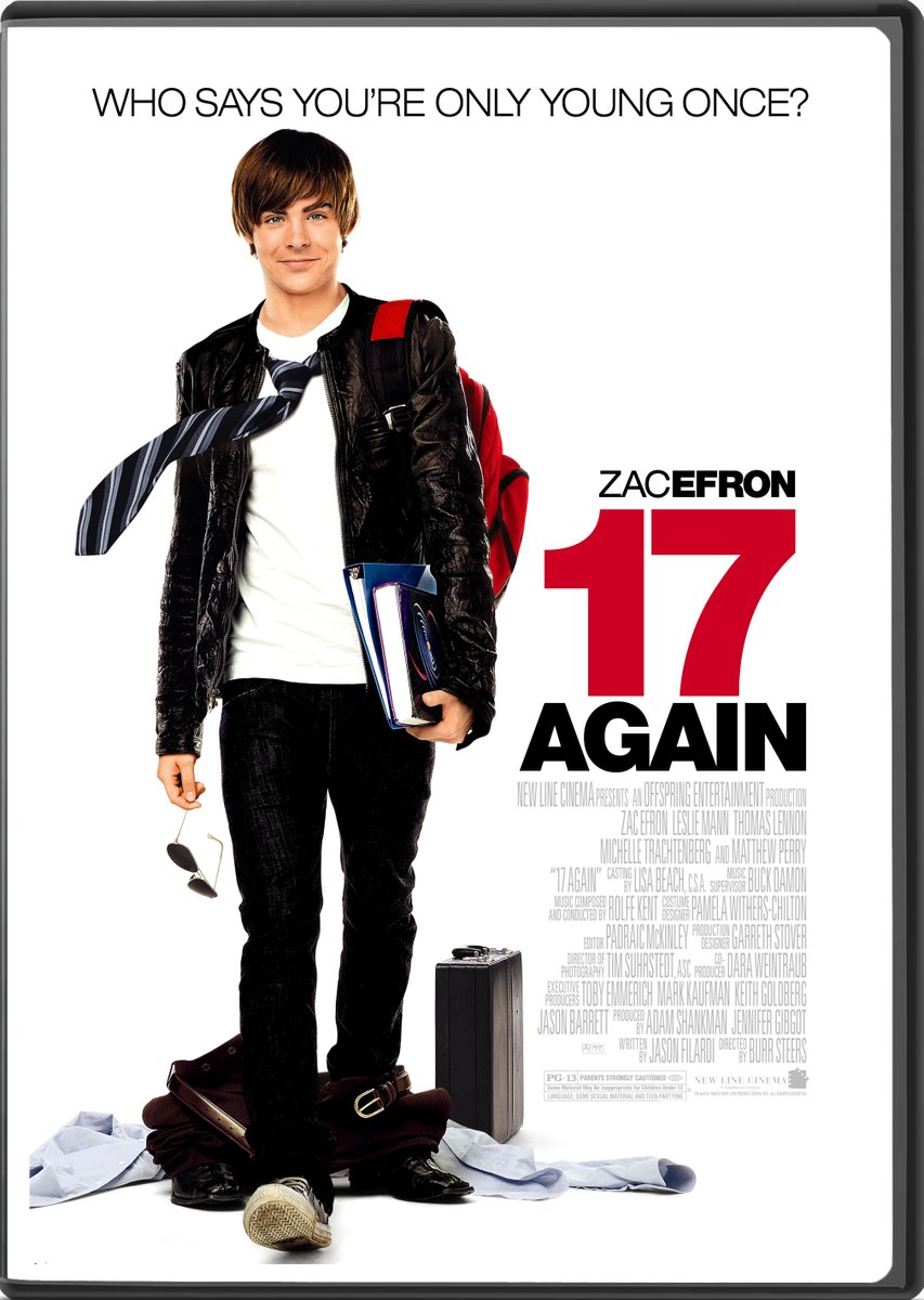 MartinKey52376's tweet photo. #17Again / 17 Again - Back to High School ( 2009 ) #DVDCover #MediaCover #DVD #Movie #DVDMediaCover / Size 2019 x 2840 / JPG Datei / #Fantasy #Comedy #Teen #BodySwitch / #ZacEfron #MatthewPerry #LeslieMann #ThomasLennon #MichelleTrachtenberg #SterlingKnight / Regie: #BurrSteers https://t.co/v75AVFovxR