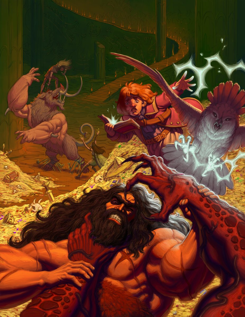 The Final Battle Atop Mt. Veil

Cover Illustration for an upcoming project. Amazing group of characters!

I'm available for work. More about my art here: lipeartwork.com
My email is: lipe.artwork@gmail.com
