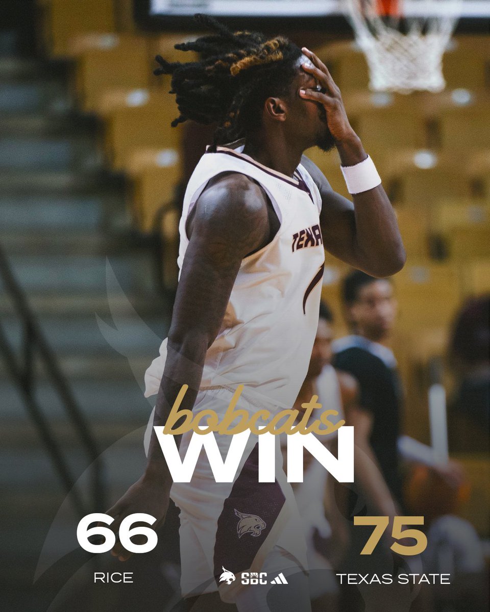 TXStateMBB's tweet photo. Down go the Owls!

#EatEmUp #BobcatsWin https://t.co/4xenhYnQ7l