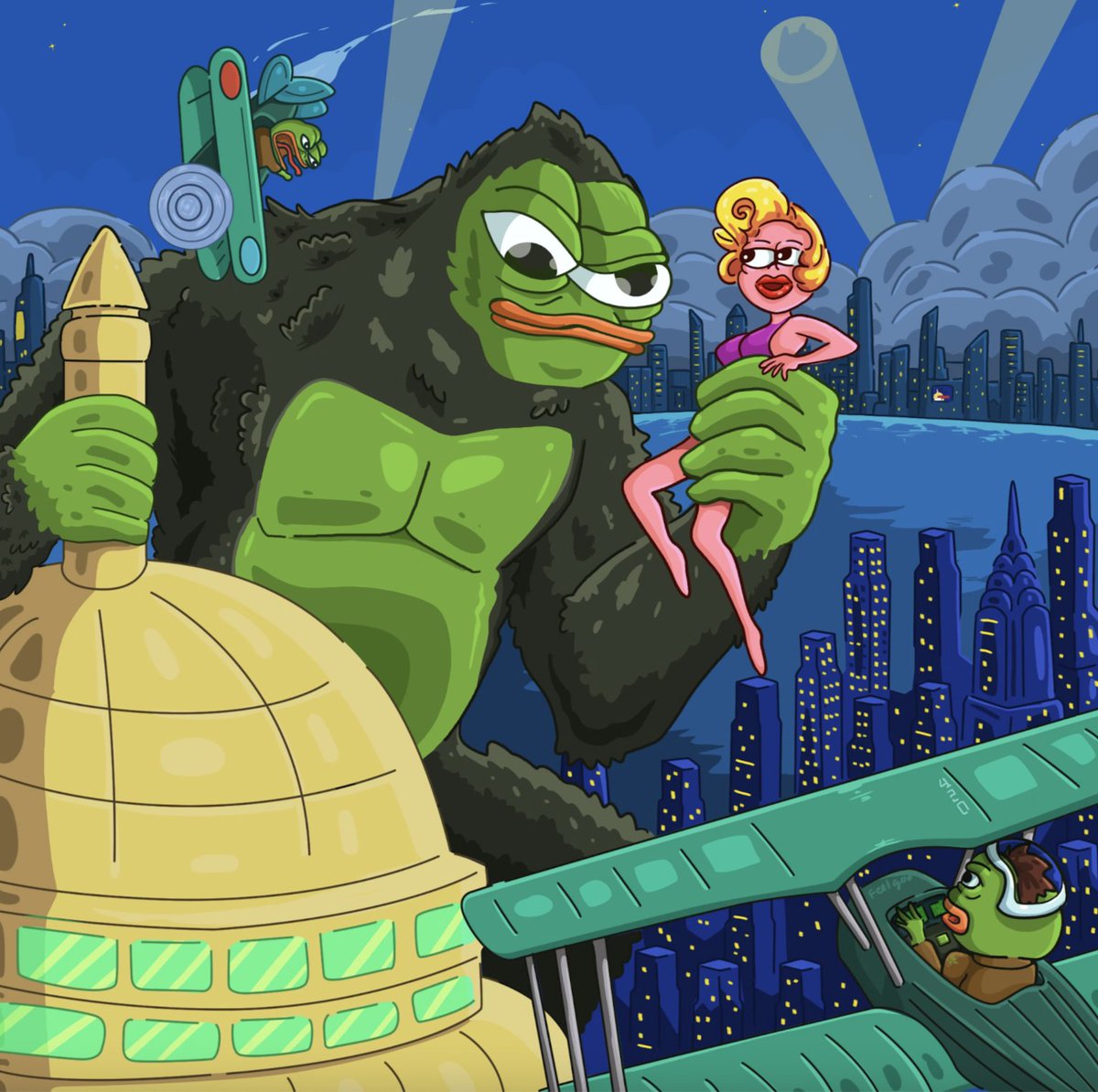 PumpStars_meme's tweet photo. From an innocent frog to a memecoin king, pepe proves anything is possible when the internet believes.  absurd power of collective belief move mountains.  🐸 https://t.co/wEMRuk8UCM