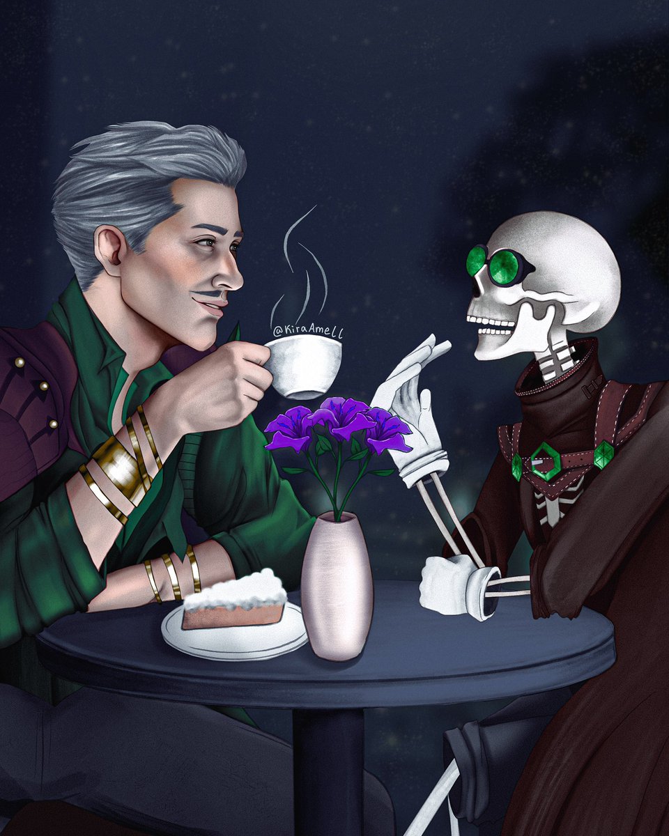 "Experience is the greatest teacher and an open heart to what the spirits need"
Emmrich Volkarin and Manfred ♥️

#dragonagetheveilguard #DragonAgeVeilguard #EmmrichVolkarin #Emmrich #Manfred #DragonAge #drawing #fanart