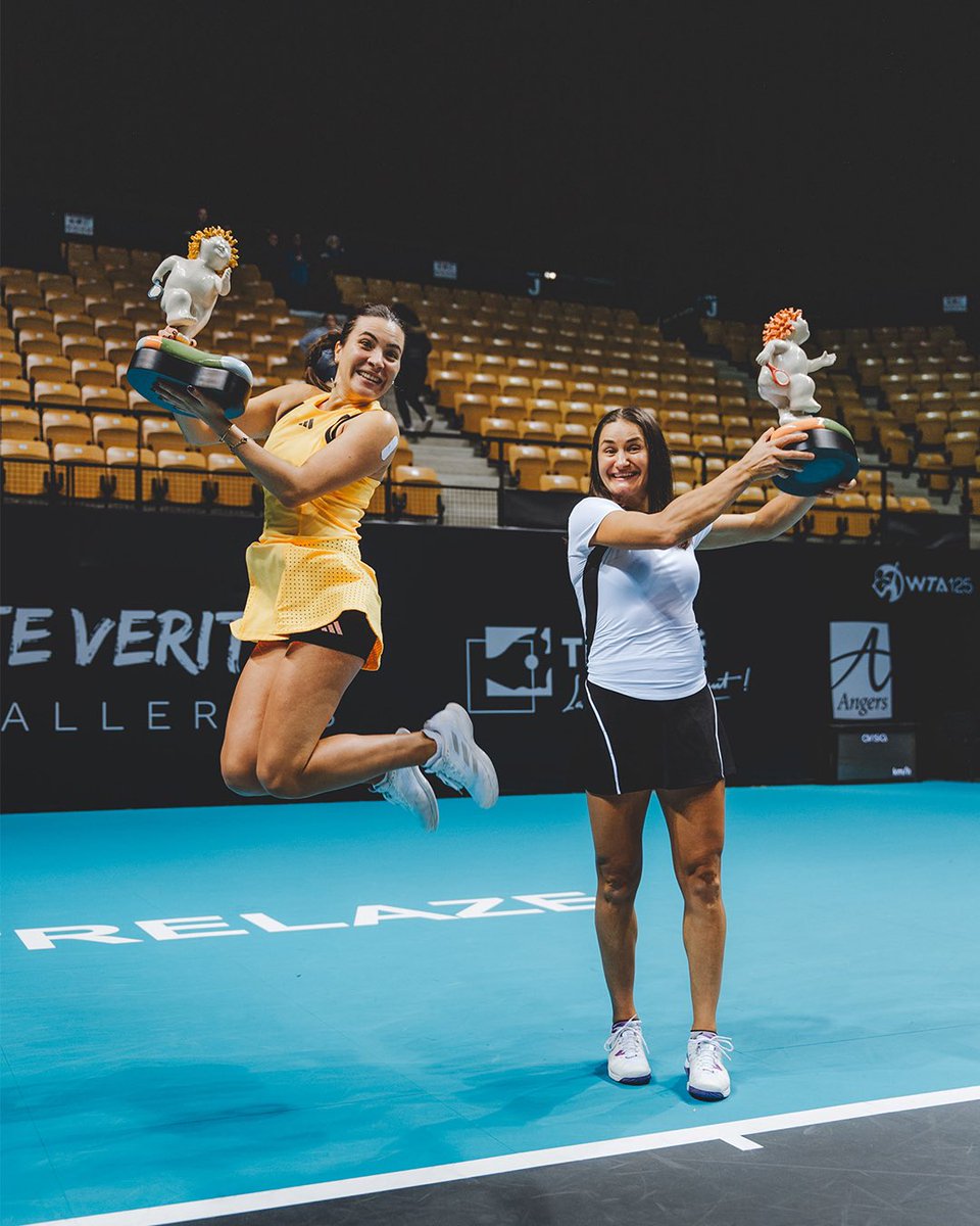 VAINQUEURES DU DOUBLE, OPEN IN ARTE ANGERS LOIRE 2024 : ELENA GABRIELA RUSE &amp; MONICA NICULESCU 🏆