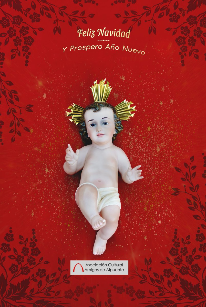 amigosalpuente's tweet photo. Desde la Asociación Cultural de Amigos de Alpuente, os deseamos unas ¡¡MUY FELICES FIESTAS!!…y un ¡¡PRÓSPERO AÑO NUEVO 2025!!
#ACAA #Navidad2024 https://t.co/IncnDPUJtv