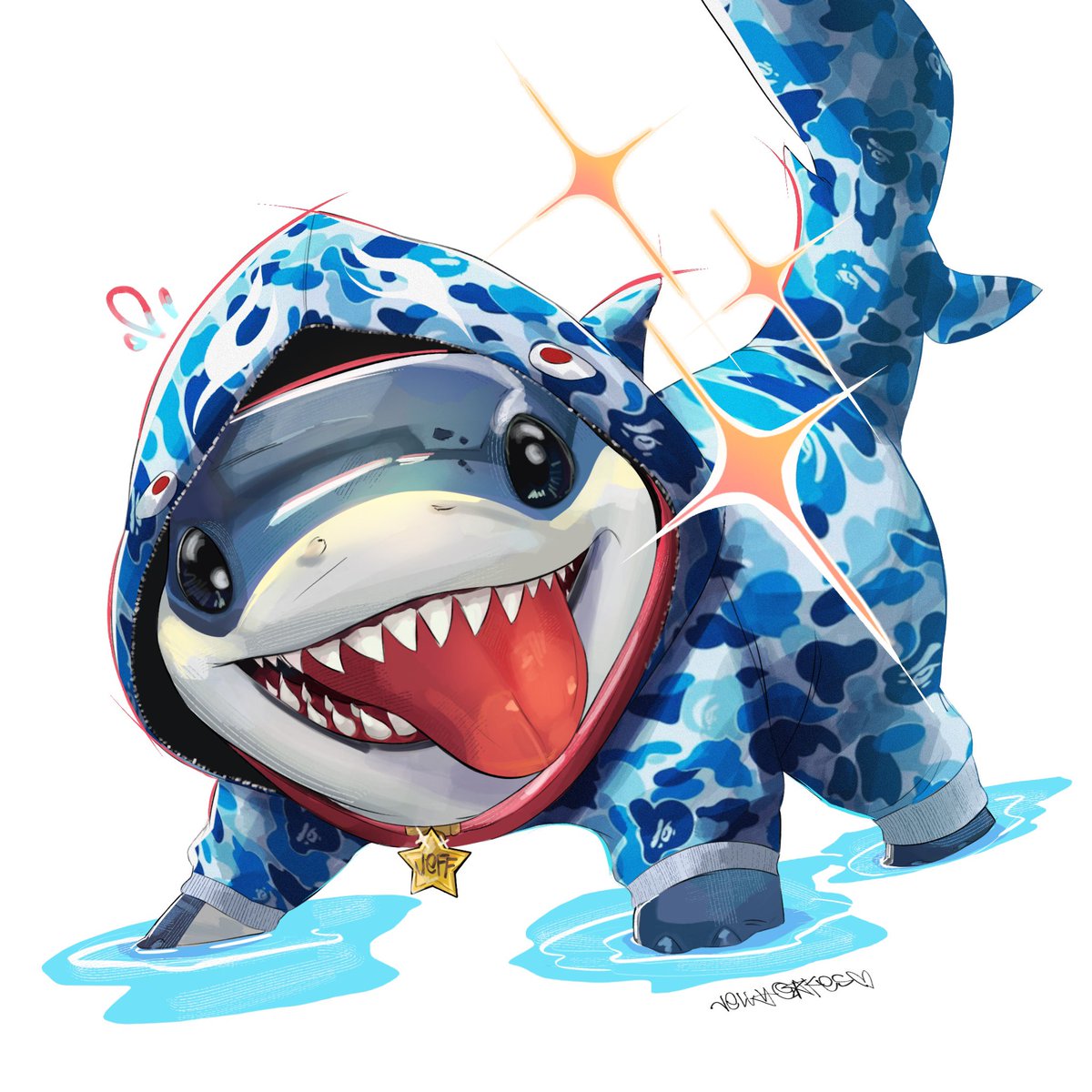 JELLYCAKESpng's tweet photo. JEFF THE SHARK 🦈 https://t.co/vLrZq8UMPA