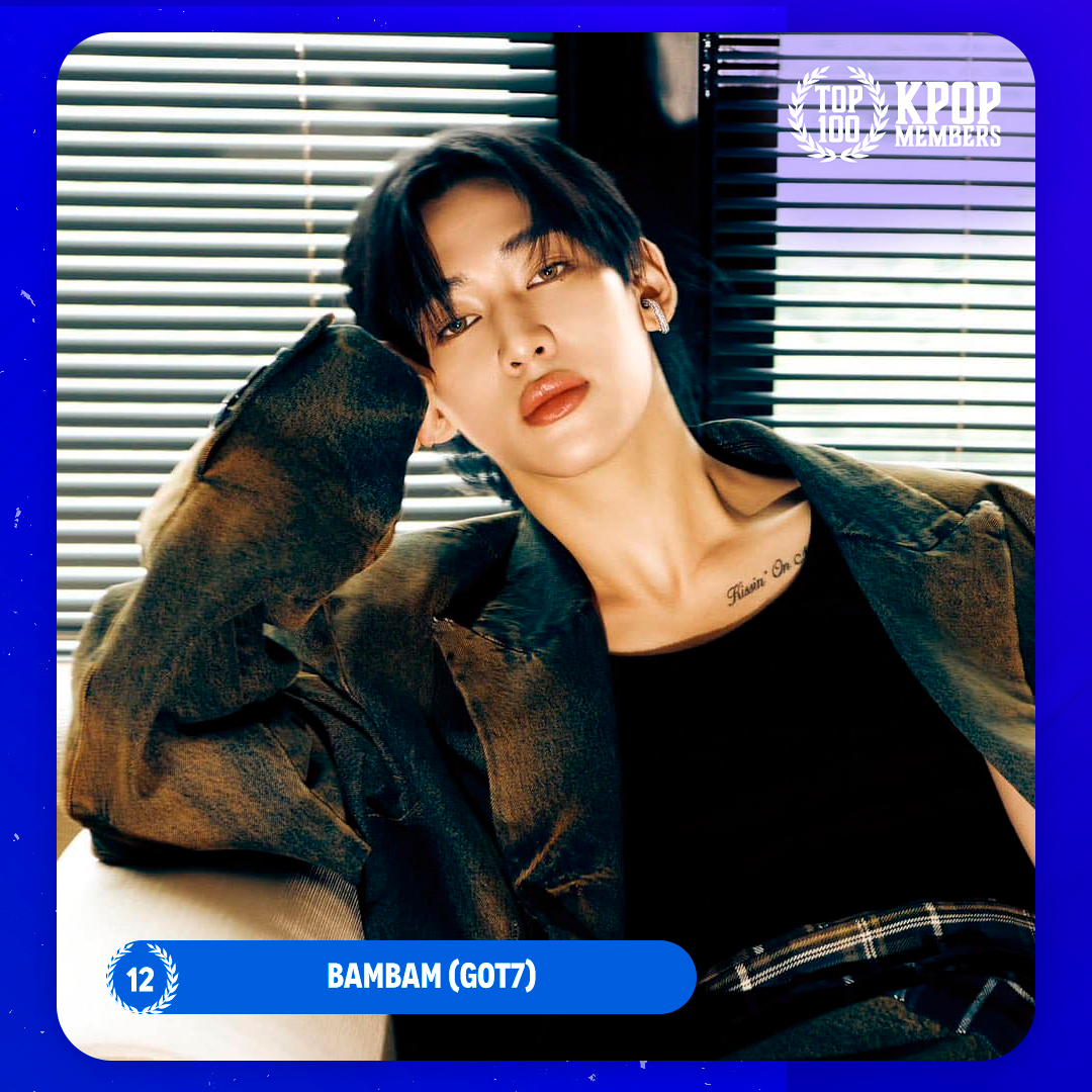 TOP 100 – K-POP MEMBERS #12 BAMBAM (#GOT7) Congratulations! 🎉