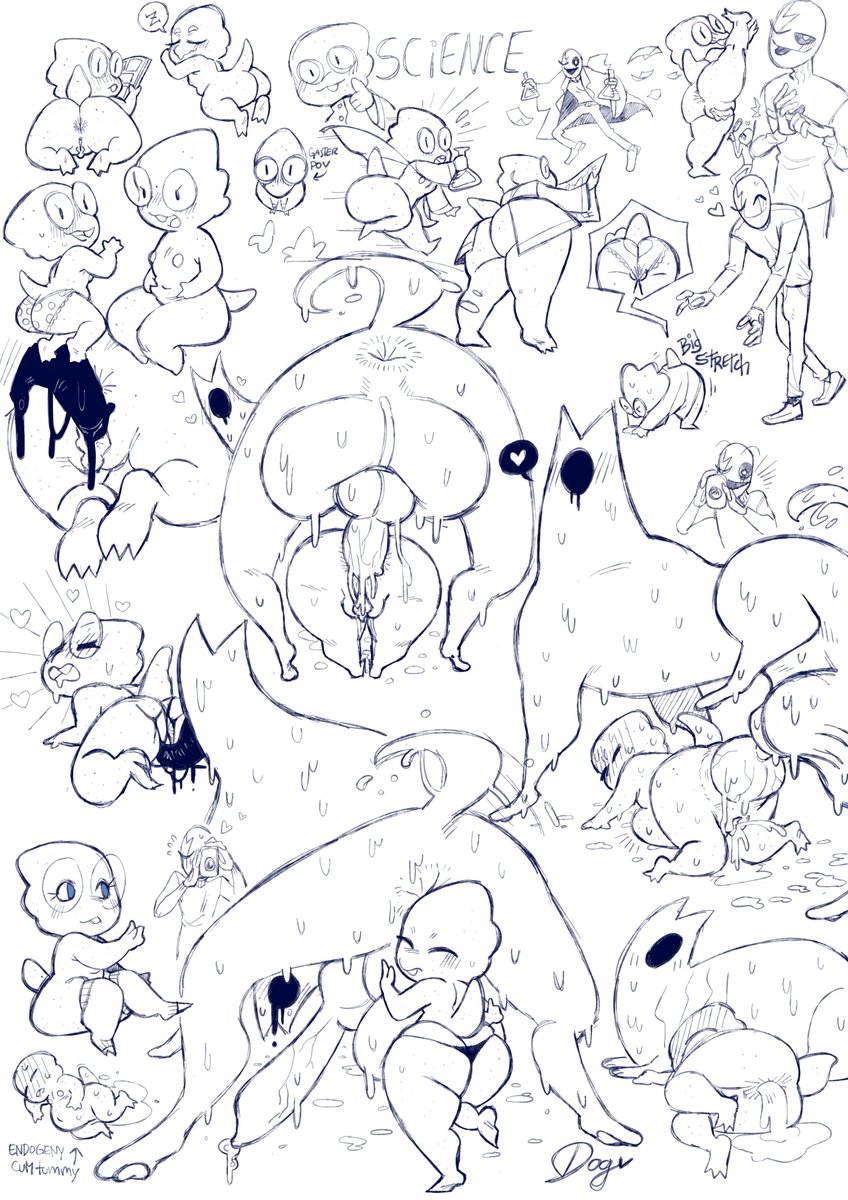 Insanely self indulgent alphys (&amp; friends) page