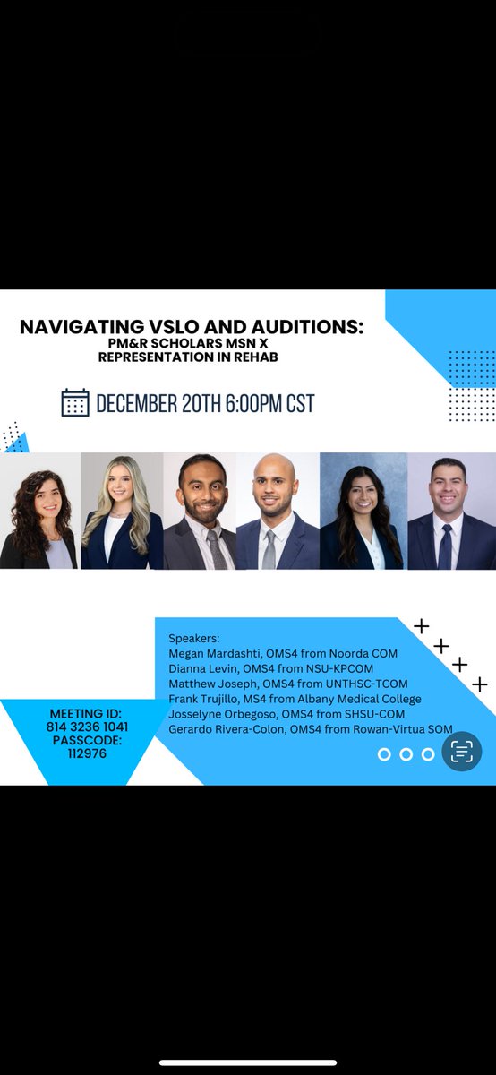 PM&R Scholars Medical Spanish Network tweet media