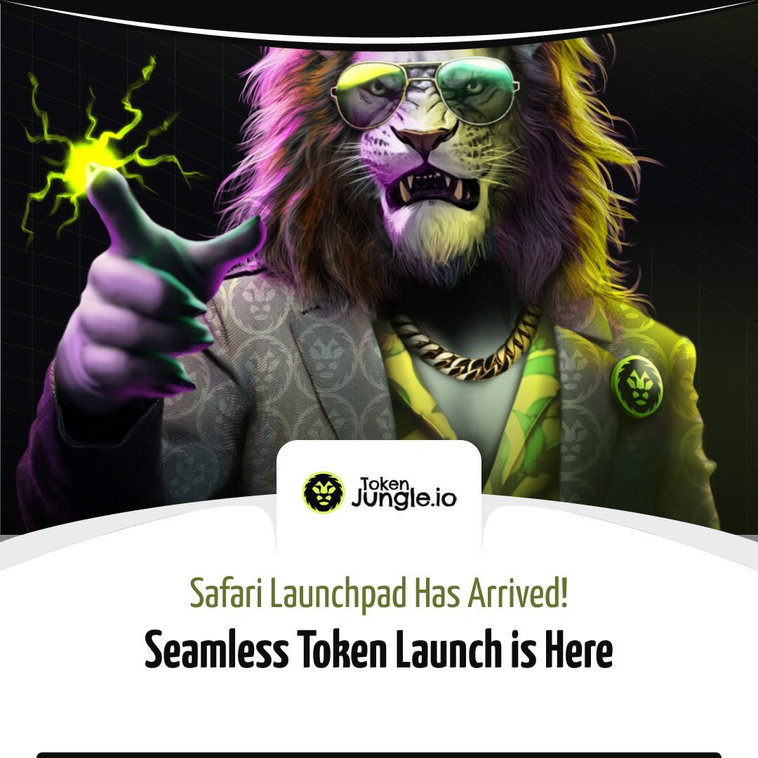 <a href="/0xGroovy/">groovy</a> Yo groovy! 

Token Jungle is alive also! Check out the toolbox for token devs. 

Mint - Launch - Boost +more

$JUNGLE
@TokenJungle 

CzYjL9DJJqWATFFiwZS5BiJKKJ5AJiu8ngN5ccQDS9d1