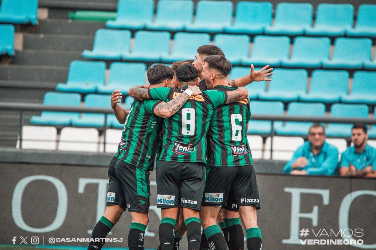 CASanMartinSJ's tweet photo. Somos de primera!!!! Volvimos a nuestro lugar!!

#VamosLosSantos 
#VamosVerdinegro 🟢⚫ https://t.co/h0Hnc4AMe7