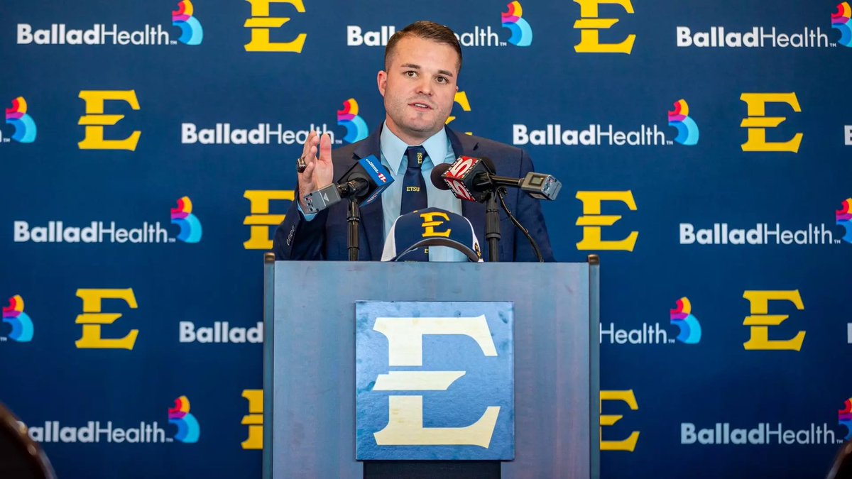 mzenitz's tweet photo. East Tennessee State’s Tre Lamb has emerged as the expected hire for the Tulsa head coaching job, sources tell @CBSSports/@247Sports.

Lamb improved ETSU from 3-8 to 7-5 in his first year there. Was previously at Gardner-Webb. Had a 10-1 conference record there.

https://t.co/H1pSFVSCOg
