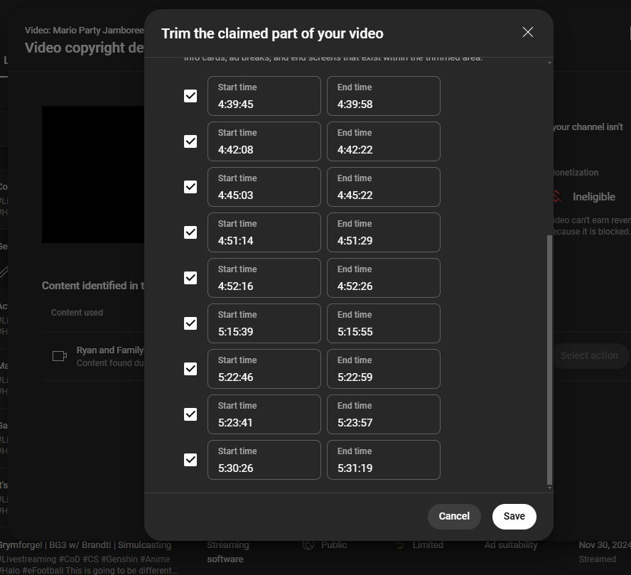 CedricPereira's tweet photo. The people at #RyansWorld or whatever are claiming ownership of my silly Mario Party Jamboree session. They do not own the copyright for this, and disputing it, considering the terrible track record, might got against me even though it shouldn't. @TeamYouTube please try to fix https://t.co/6NkONe80Kk