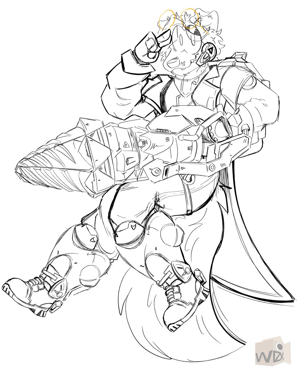 Wolves_zx's tweet photo. Tanny be rockin #venture's kit 
#OverwatchFanart #OverwatchVenture https://t.co/WgR7slpW1z