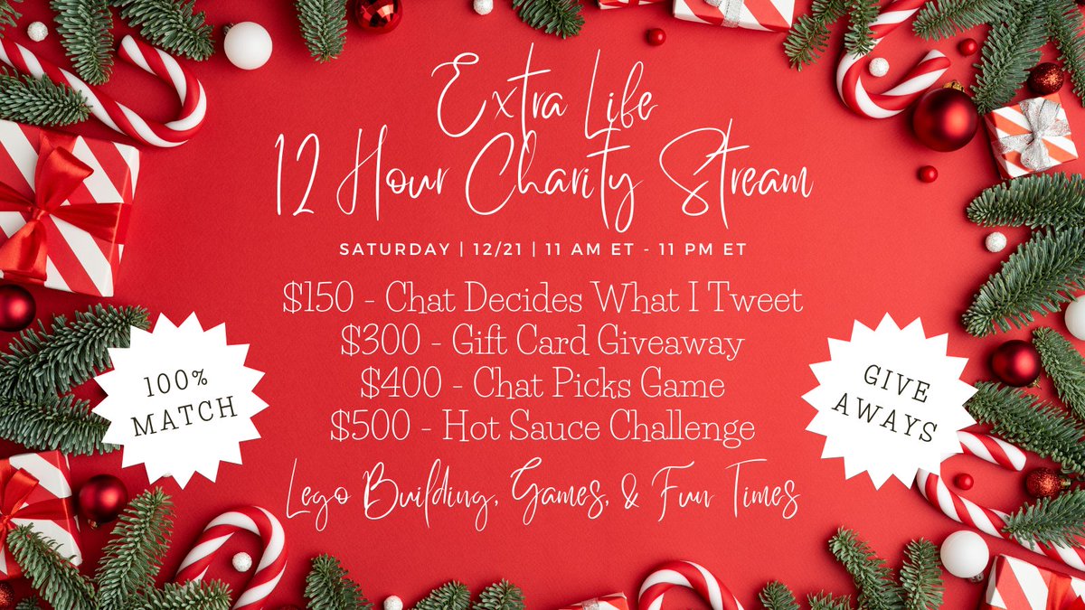 AndrewJNoe's tweet photo. Happy to announce I will be doing my annual @ExtraLife4Kids stream for @WolfsonChildren Dec 21st at 11 AM ET - 11 PM ET! 

Looking forward to raising money for such a good cause with our Nerds Unite team! Stream will be on https://t.co/J7bwXBVGrD https://t.co/ECx7U8gIyv