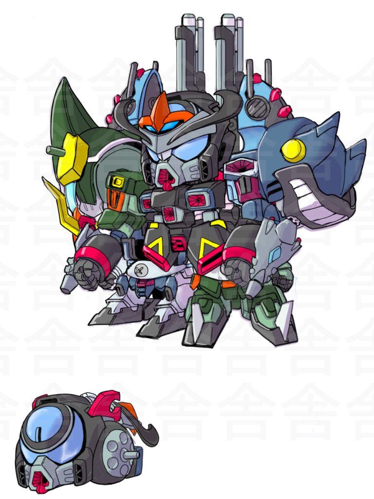 yoshiya_SD's tweet photo. 昭和ニオのする三人組合体
デストロイガンダム
アビスの武器ハルバードにつけた海賊旗シンボルがお気に入りです
#SDガンダム
#ガンダムSEED https://t.co/Qf9DeZpmrv