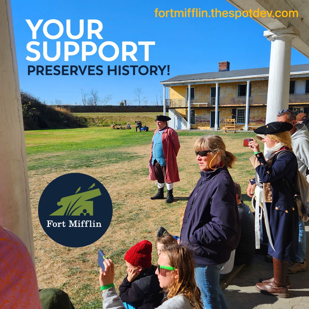 Make a difference! Donate to Fort Mifflin to preserve history and educate.

Enjoy tours, living history, &amp; paranormal events. 🏰 Use link in bio to donate!

#SaveTheFort #FortMifflin #DonateNow #Philadelphia